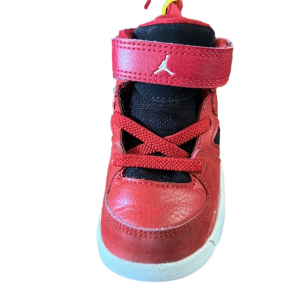 JORDAN FLIGHT Club '91 BT Gym Red 555330-600 Size 5C - Picture 4 of 7